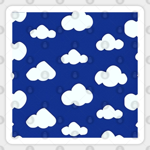 Summer Clouds (MD23KD007) Sticker by Maikell Designs